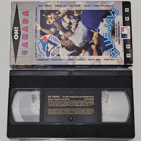 MLB 1992 Oh Canada The story of the 1992 World Champion Blue Jays VHS Tape - Picture 5 of 15